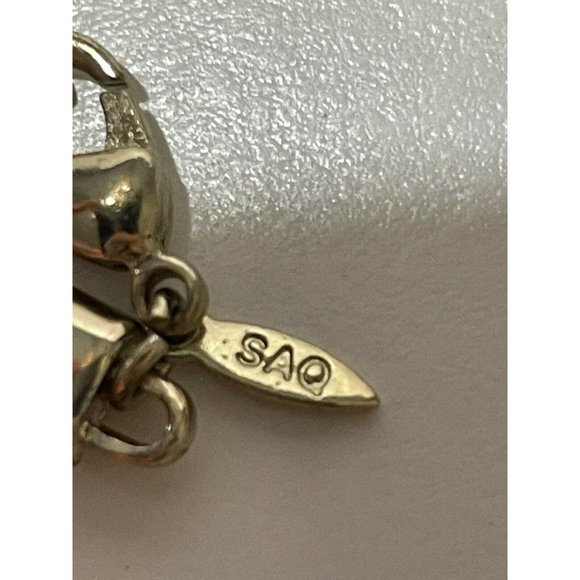 AVON SAQ MAJESTIC BEAUTY LONG GOLD TONE Flat CHAIN - Picture 10 of 10